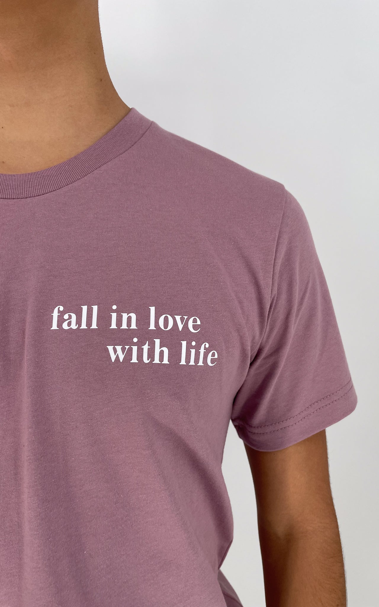 Orchid Pink Fall in Love T-Shirt