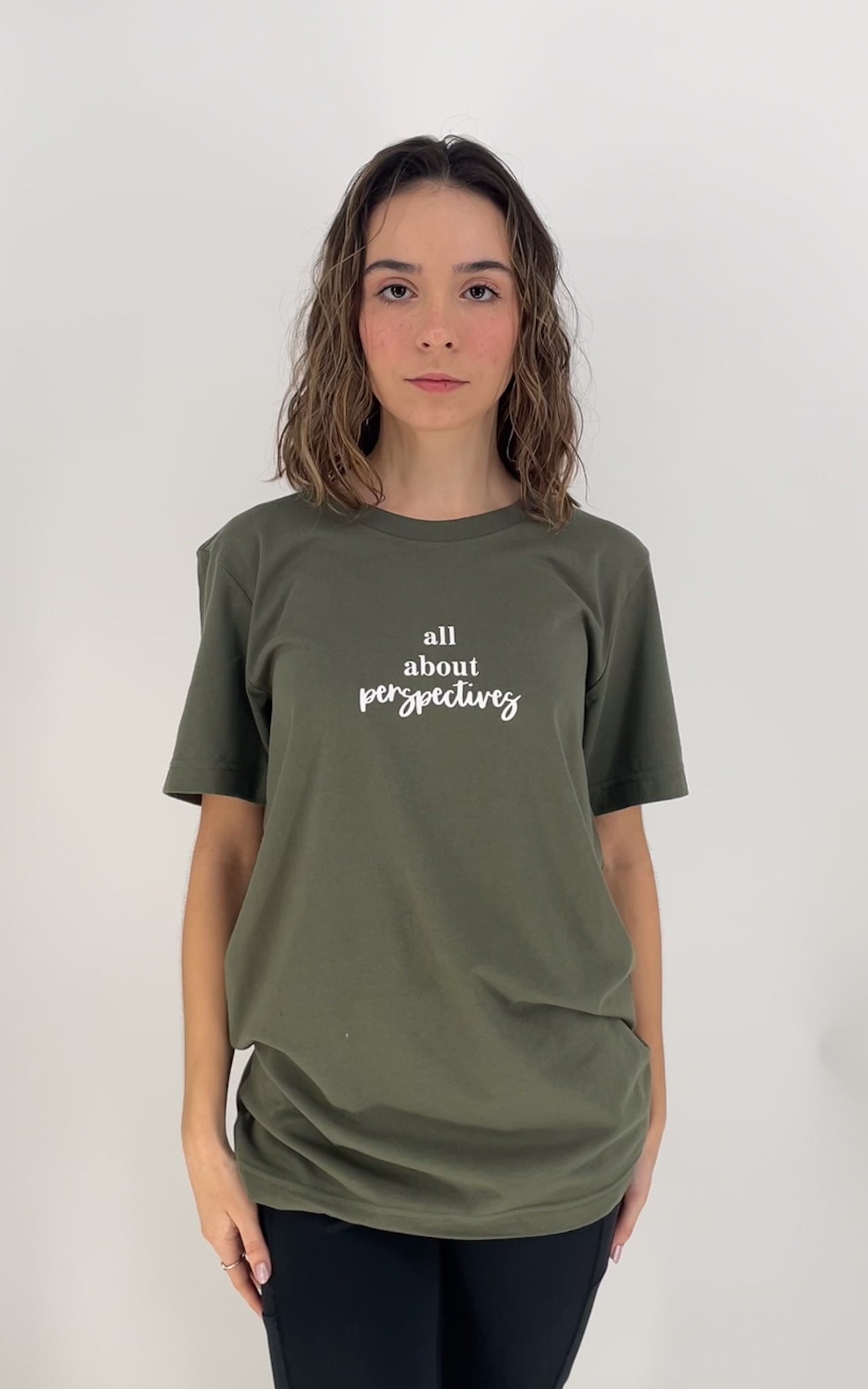 Military Green Perspectives T- Shirt