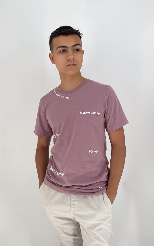 Orchid Pink Positivity T-Shirt