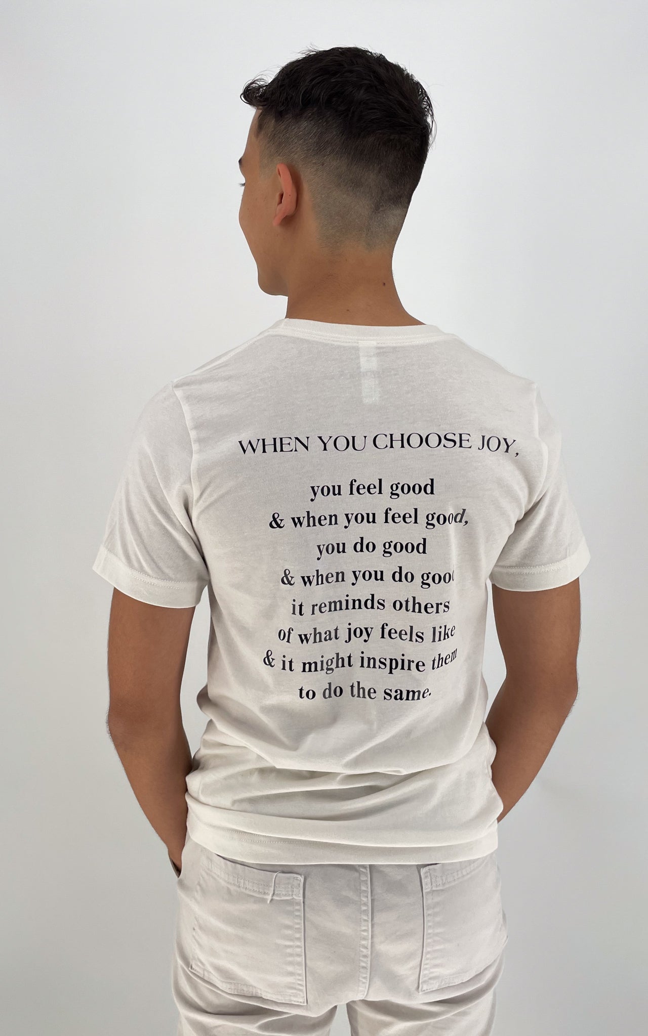 Vintage White Choose Joy T-Shirt