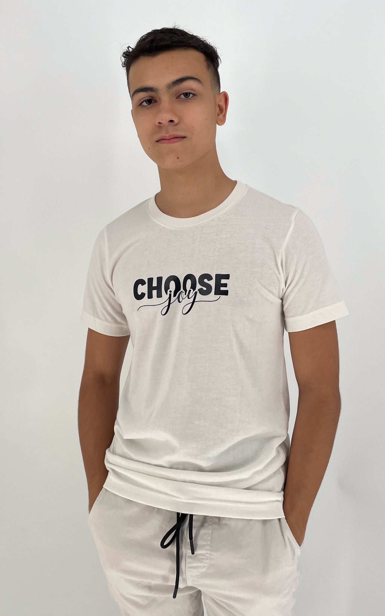 Vintage White Choose Joy T-Shirt