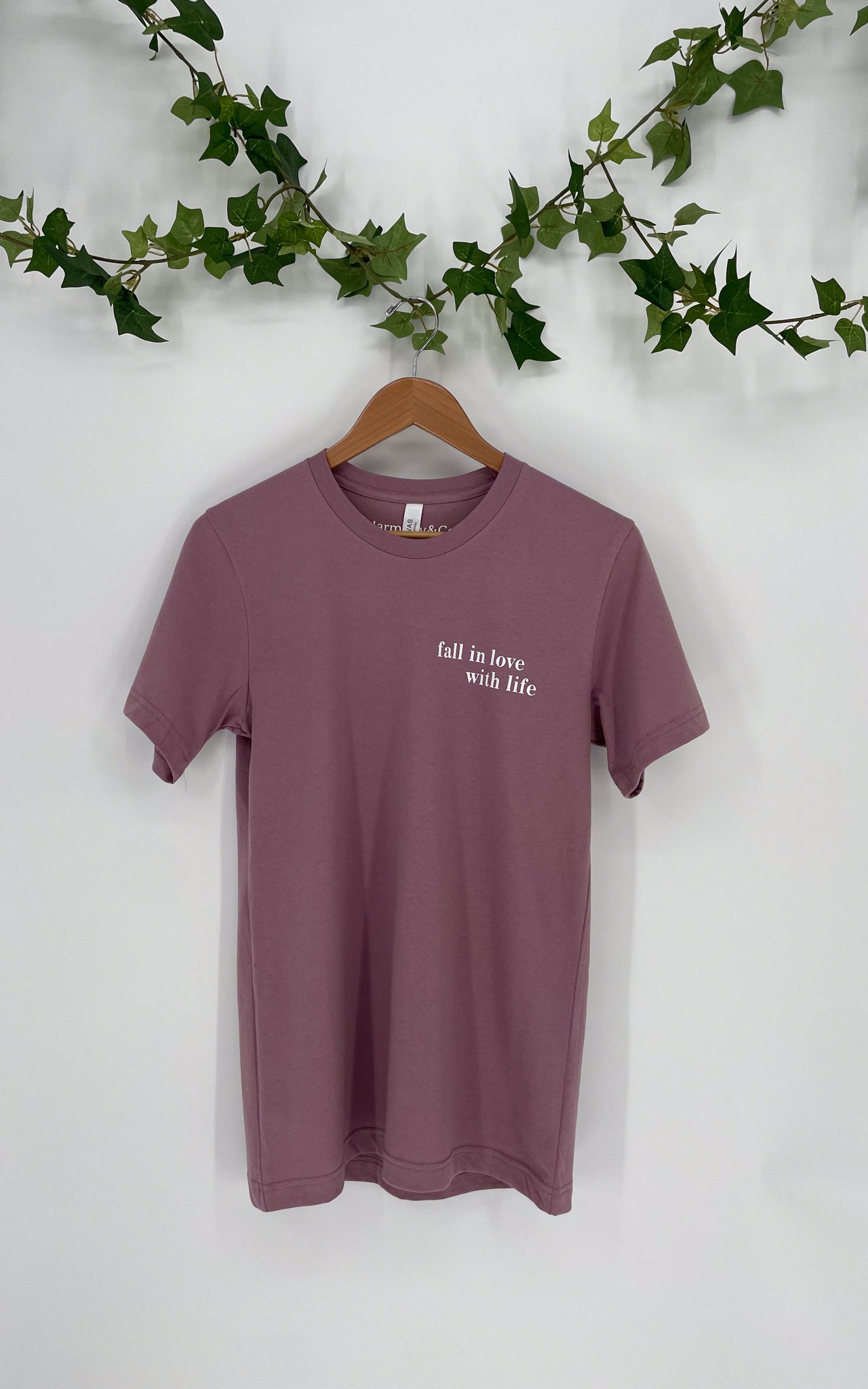 Orchid Pink Fall in Love T-Shirt