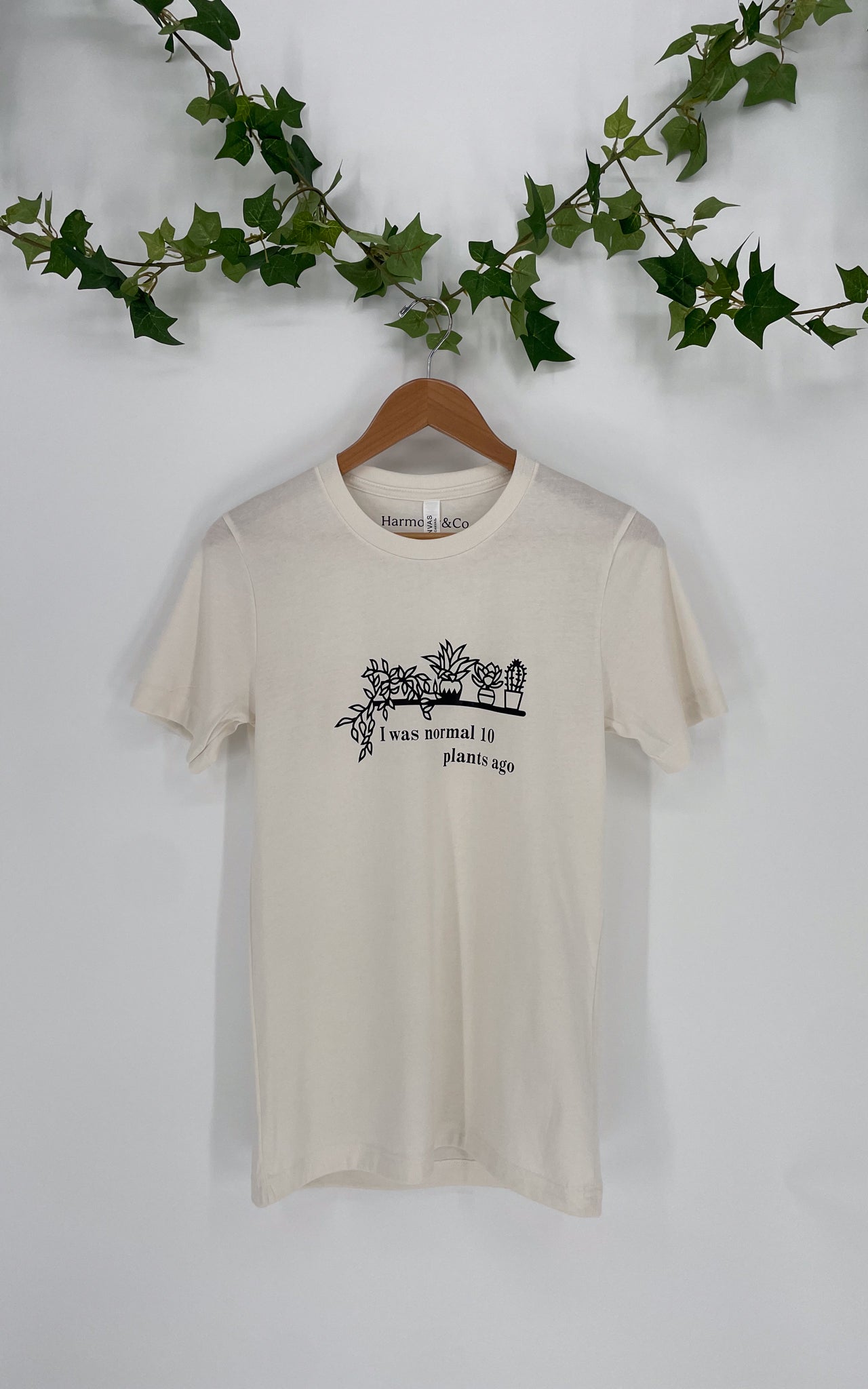 Vintage White 10 Plants Ago T-Shirt