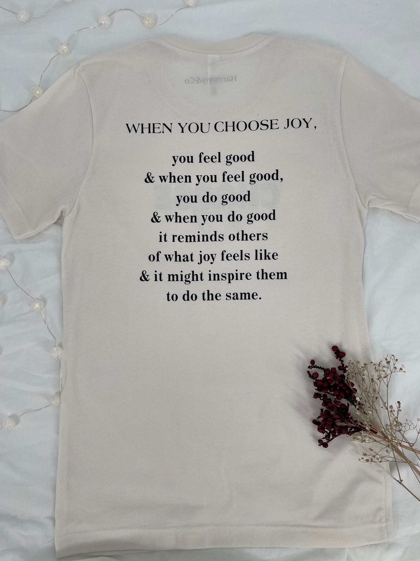 Vintage White Choose Joy T-Shirt