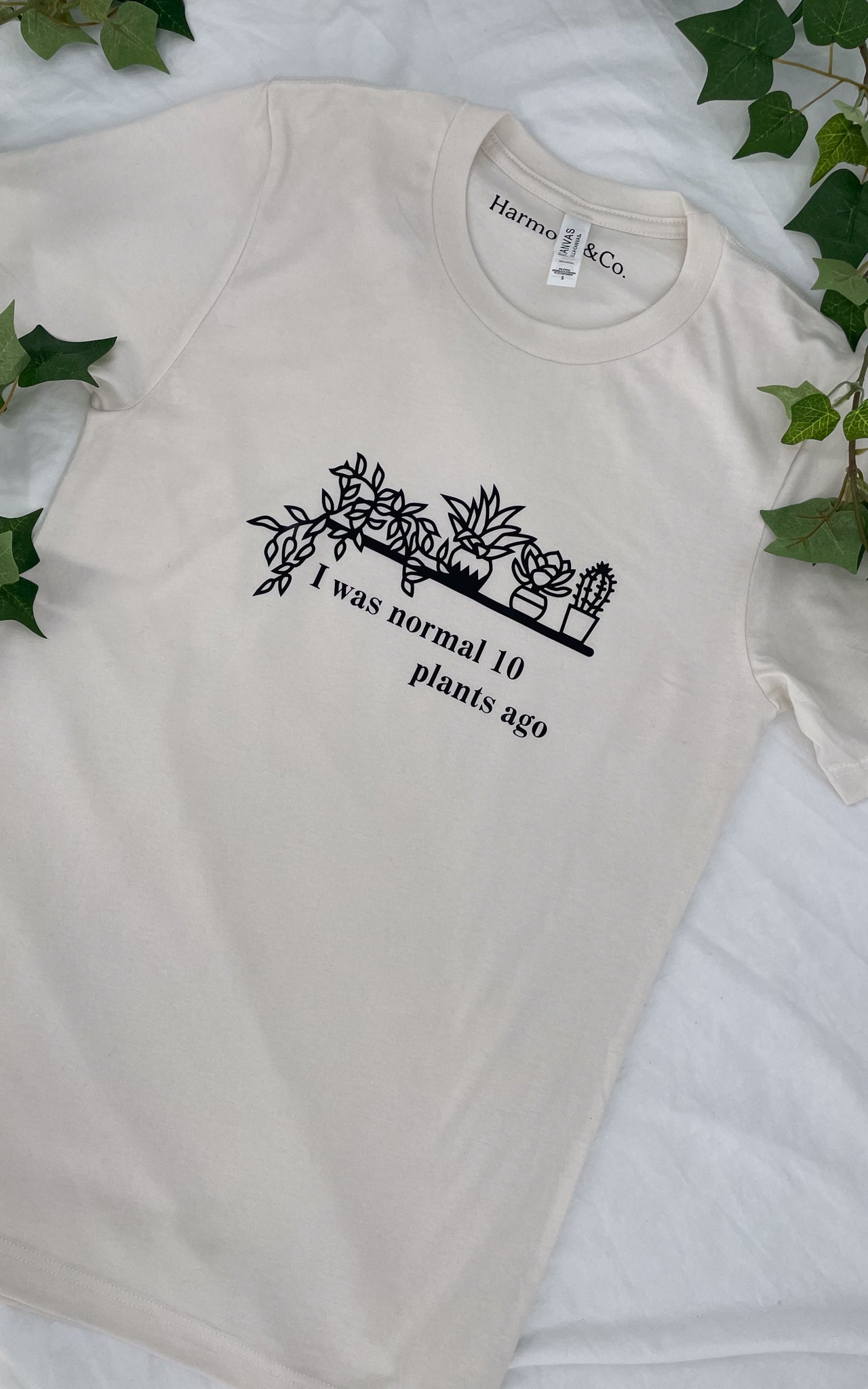 Vintage White 10 Plants Ago T-Shirt